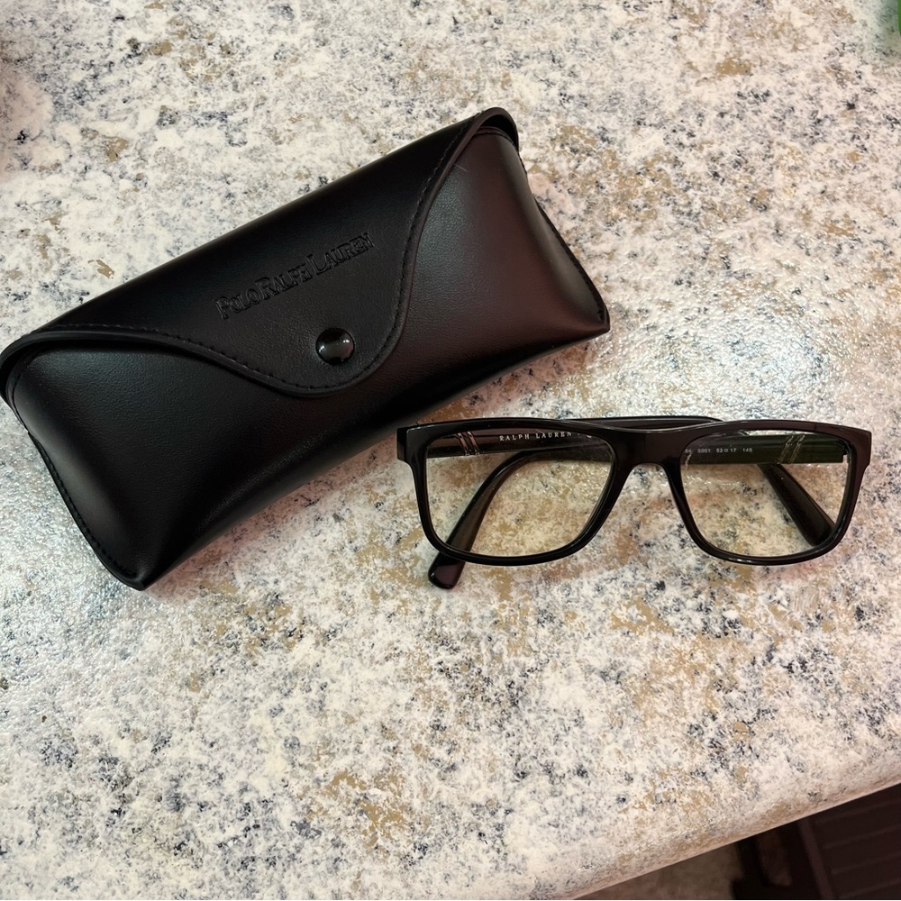 Polo Ralph Lauren black men’s eye glass frames